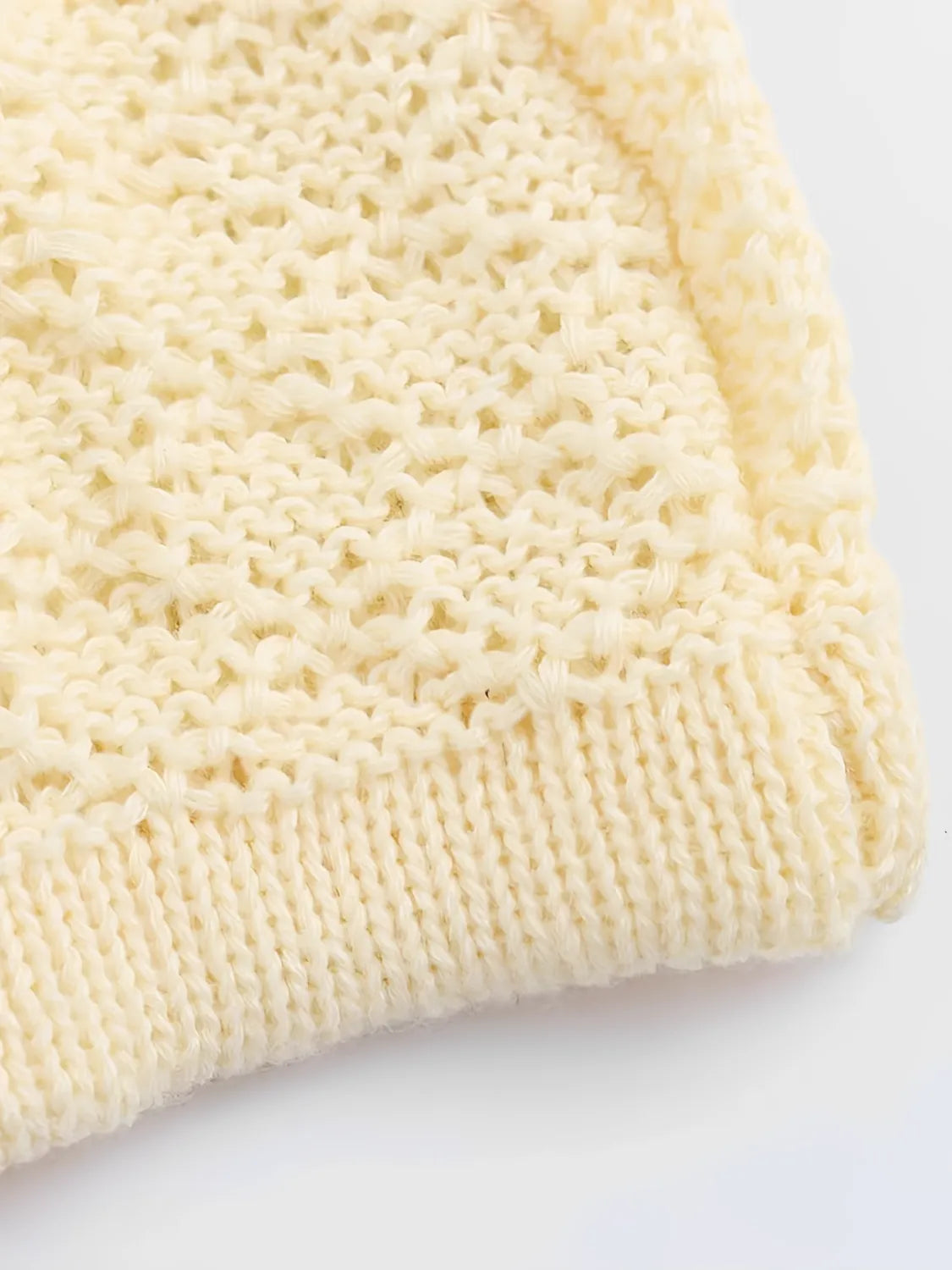 Vestido Feminino Longo de Tricô Vazado com Alças Finas – Michelle