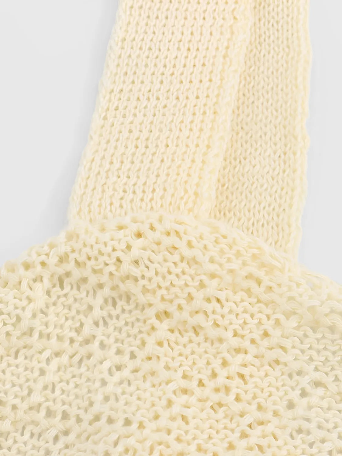 Vestido Feminino Longo de Tricô Vazado com Alças Finas – Michelle