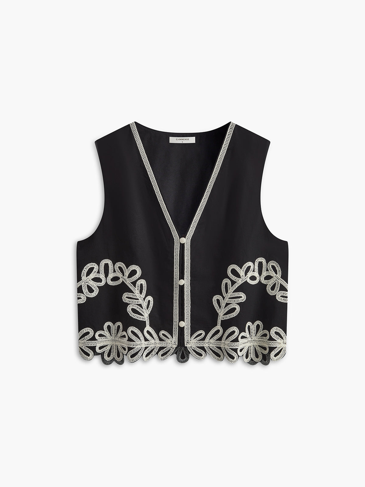 Conjunto Bordado sem Mangas – Bruna