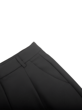 Calça Feminina Wide Leg em Alfaiataria Clássica com Cintura Alta e Bolsos – Diana