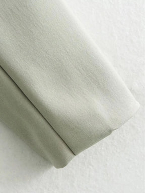 Conjunto Feminino Alfaiataria com Jaqueta Bomber e Calça de Cintura Alta Pantalona – Isabela