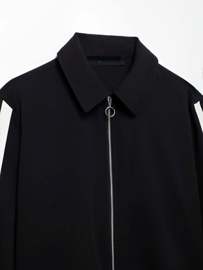 Conjunto Feminino Casual Esportivo com Jaqueta de Zíper e Calça com Listras Brancas Laterais – Débora