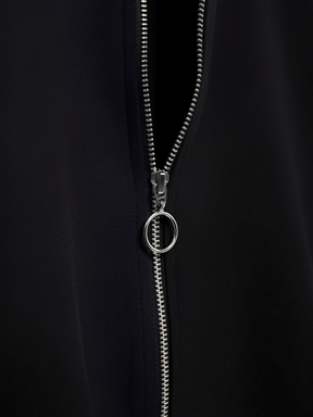 Conjunto Feminino Casual Esportivo com Jaqueta de Zíper e Calça com Listras Brancas Laterais – Débora