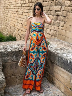 Conjunto Top Calça Floral – Rafaela