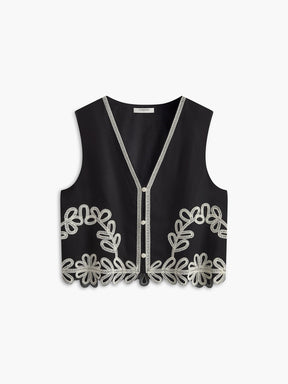 Conjunto Bordado sem Mangas – Bruna