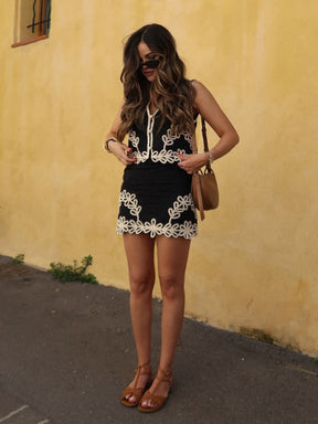 Conjunto Bordado sem Mangas – Bruna