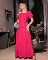 Vestido Longo Garden Rose – Elegância