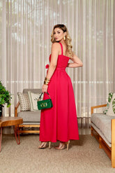 Vestido Midi Ruby Charm – Alça &amp; Laço